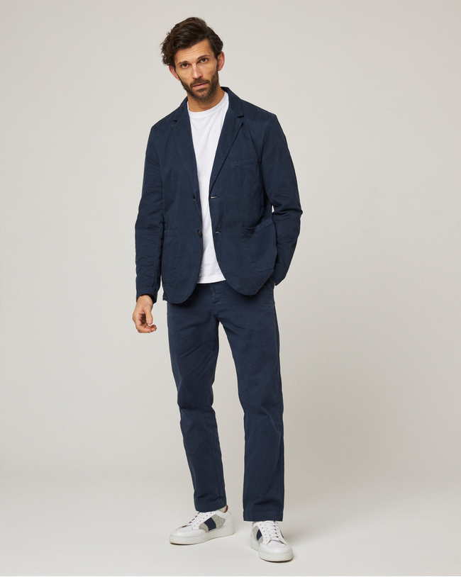 Image of model wearing Belmont Blazer.