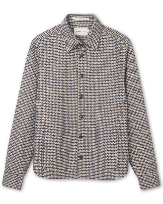 Image of model wearing Blake Overshirt.