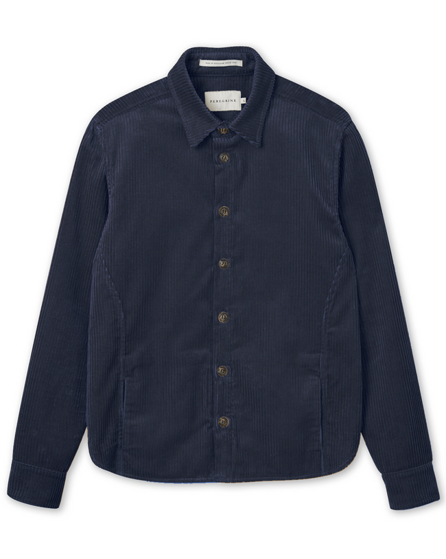 Image of model wearing Blake Overshirt.