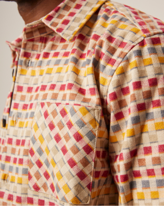 Image of model wearing Blunt Overshirt.