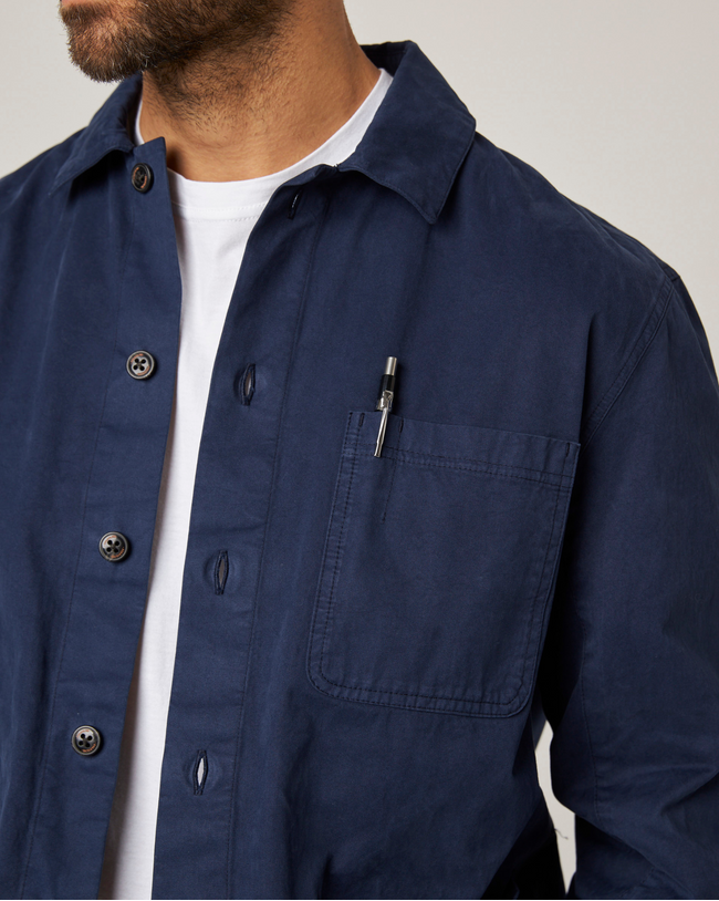 Image of model wearing Ashton Chore Jacket.