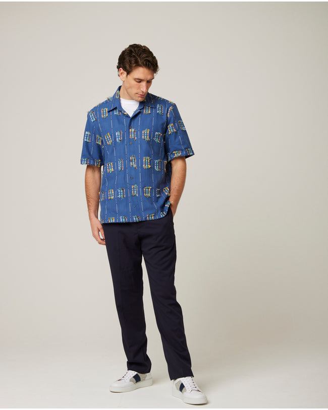 Image of model wearing Creek Shirt.