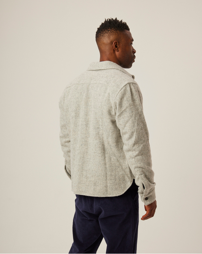 Image of model wearing Dexter Overshirt.