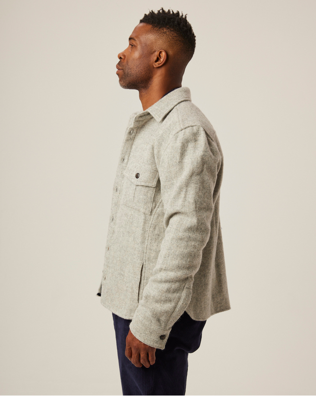 Image of model wearing Dexter Overshirt.