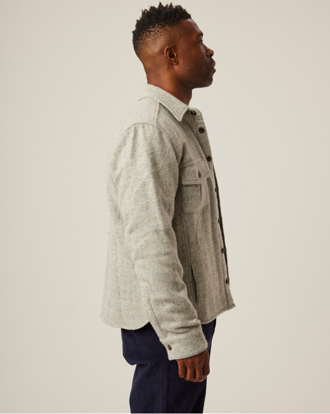 Image of model wearing Dexter Overshirt.