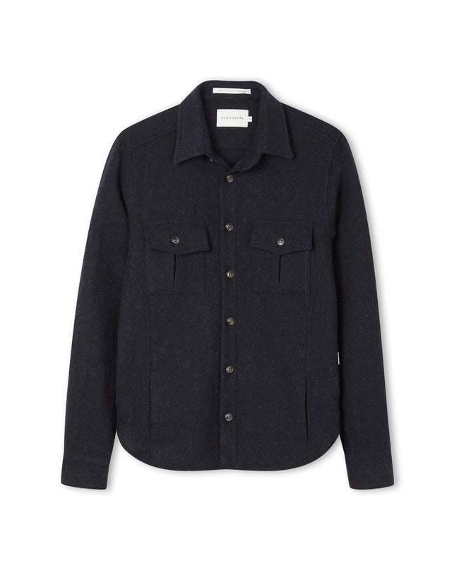 Image of model wearing Dexter Overshirt.