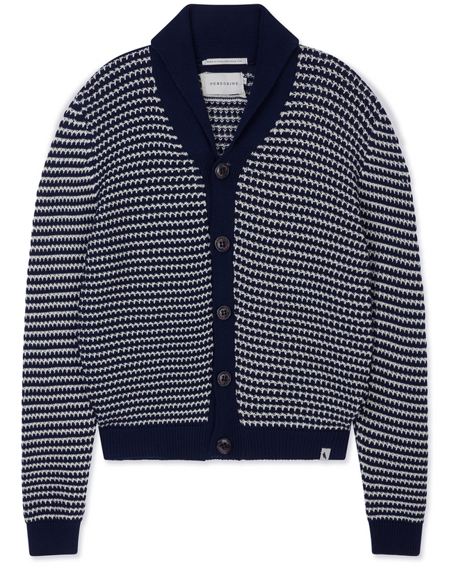 Image of model wearing Island Crochet Cardigan.