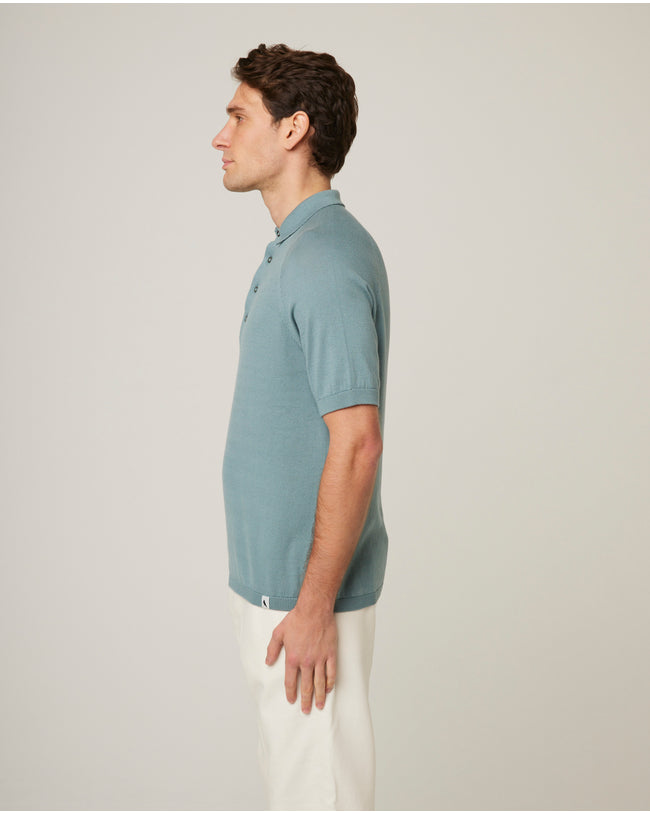Image of model wearing Jones Polo Shirt 2.0.