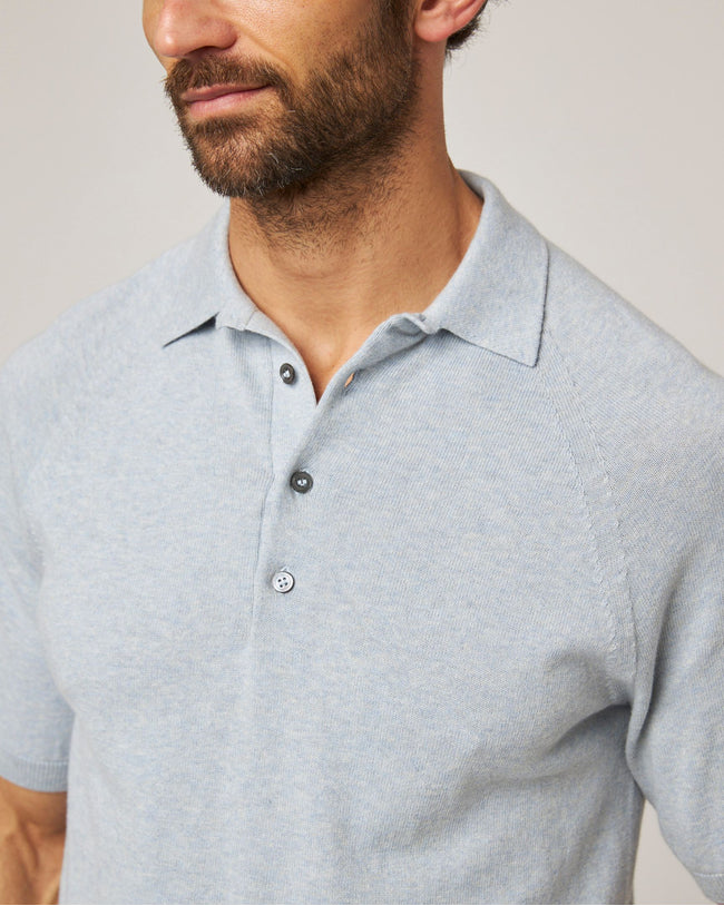 Image of model wearing Jones Polo Shirt 2.0.