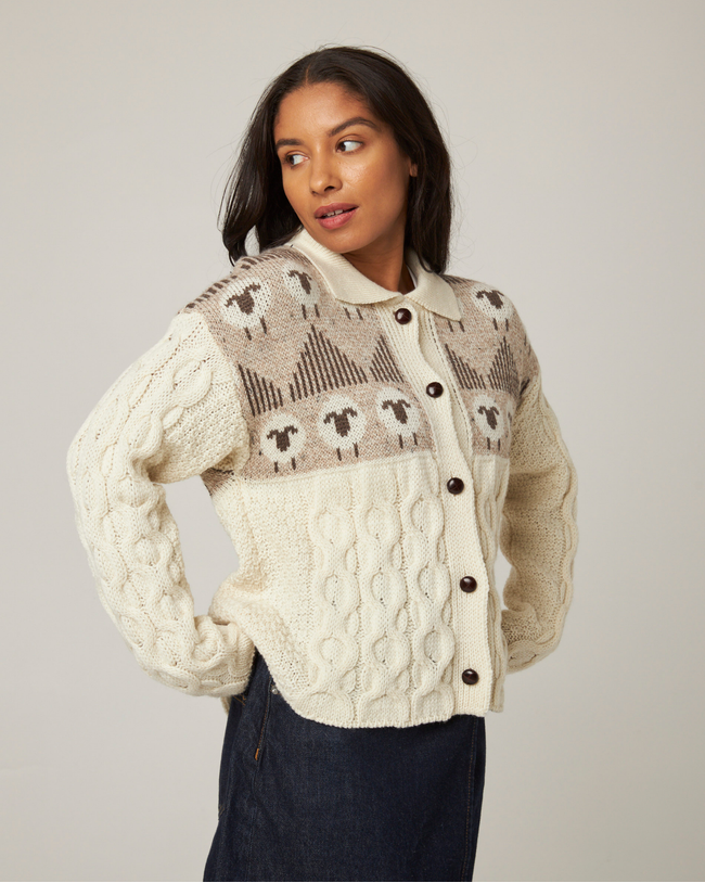 Megan Sheep Cardigan