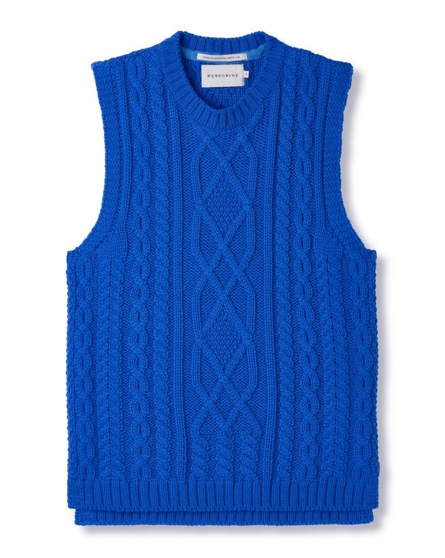 Image of model wearing Rig Sweater Vest.