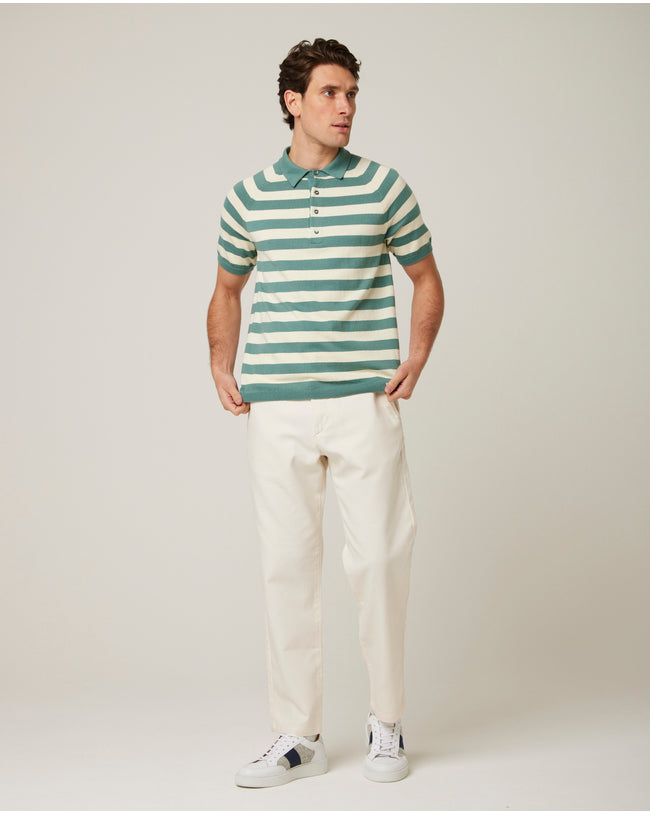 Image of model wearing Rugby Polo Shirt.