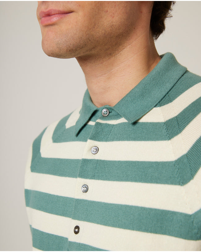 Image of model wearing Rugby Polo Shirt.