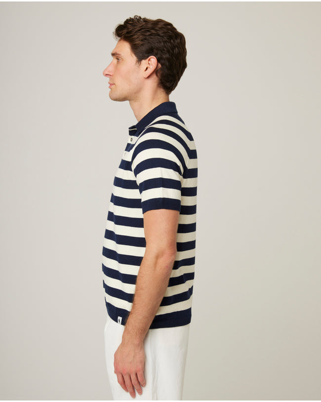 Image of model wearing Rugby Polo Shirt.