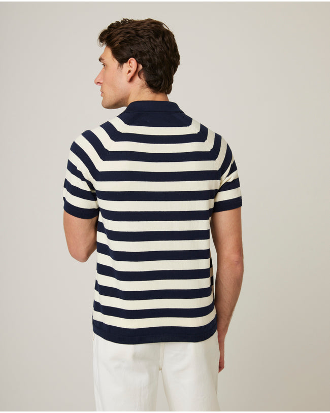 Image of model wearing Rugby Polo Shirt.