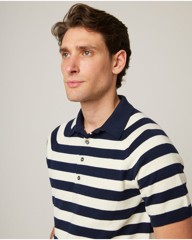 Image of model wearing Rugby Polo Shirt.