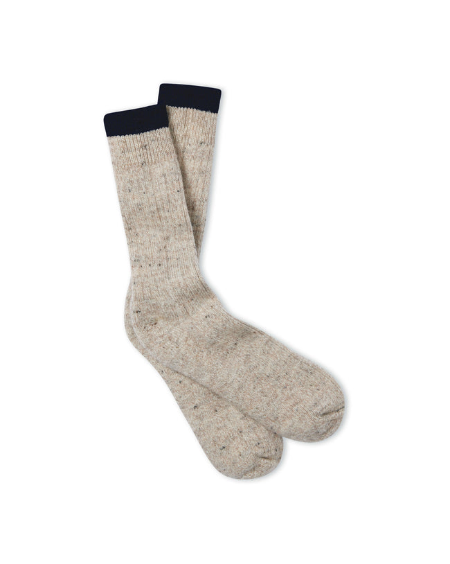 Image of model wearing Boot Socks. Small - UK4-7/ Large - UK 8-12
