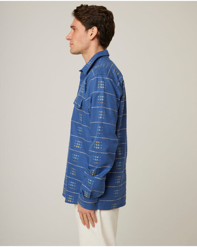 Image of model wearing Smock Shirt.