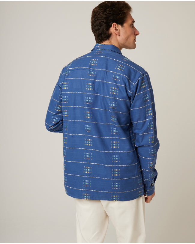 Image of model wearing Smock Shirt.