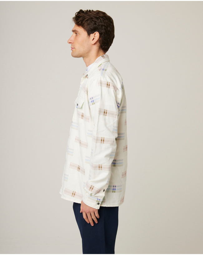 Image of model wearing Smock Shirt.
