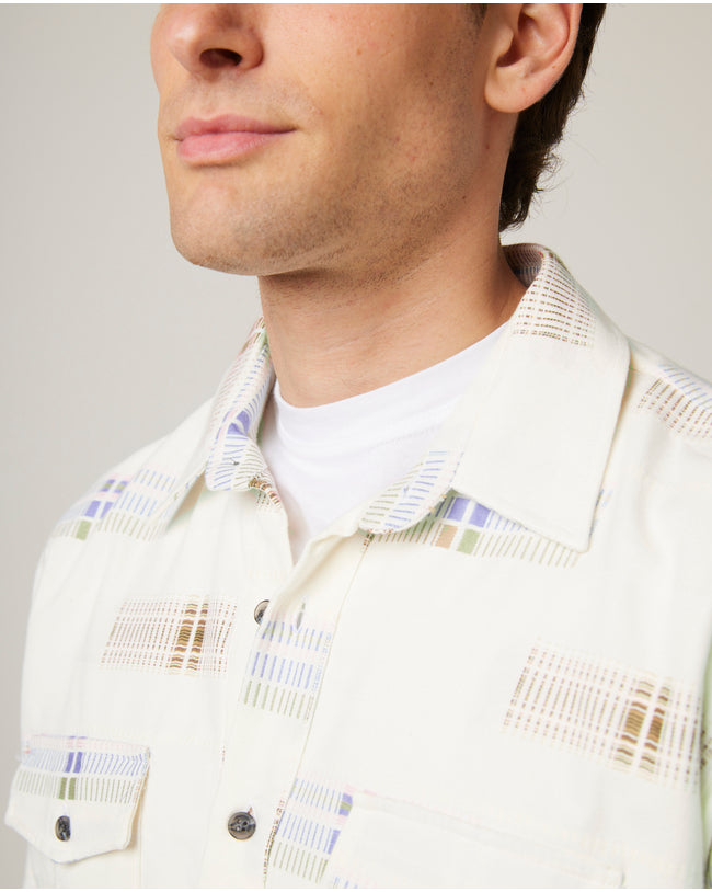 Image of model wearing Smock Shirt.