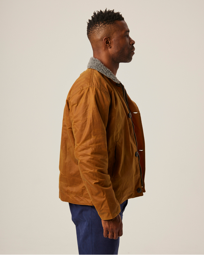 Image of model wearing Teddy Jacket.
