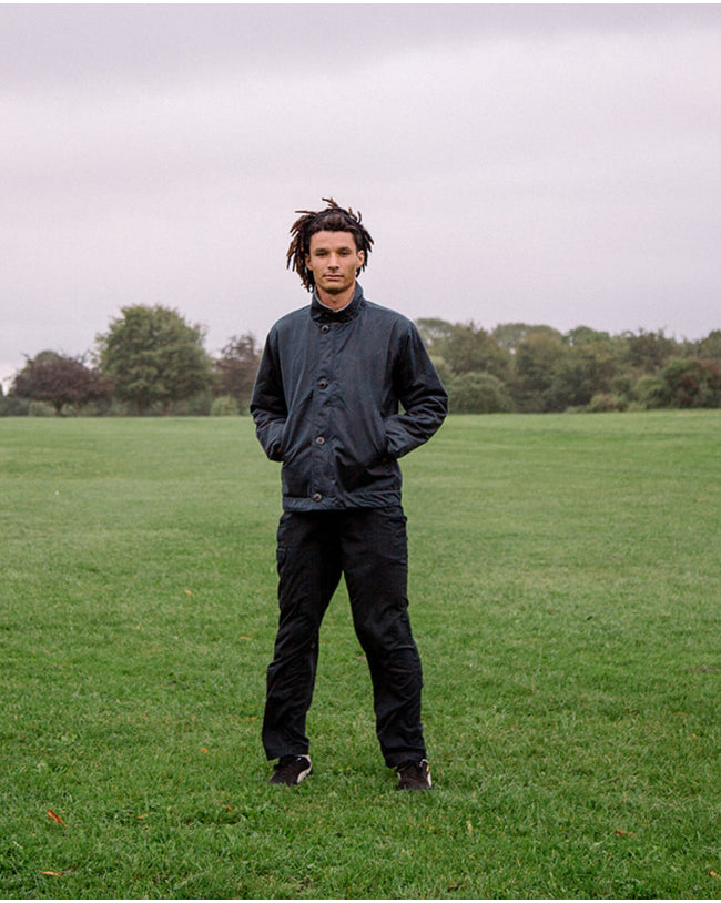 Image of model wearing Teddy Jacket.