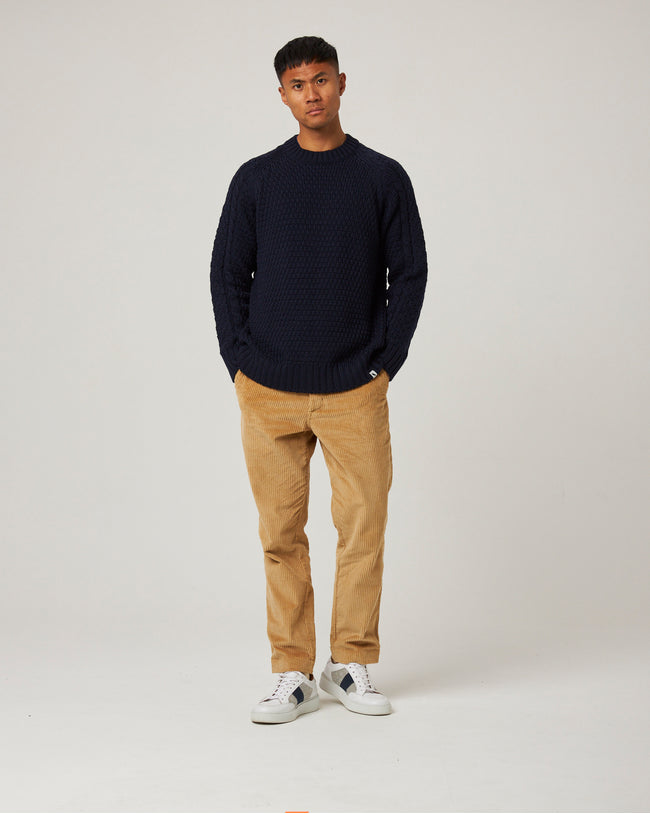 Image of model wearing Winston Crew Jumper.
