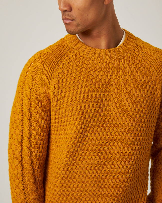 Image of model wearing Winston Crew Jumper.