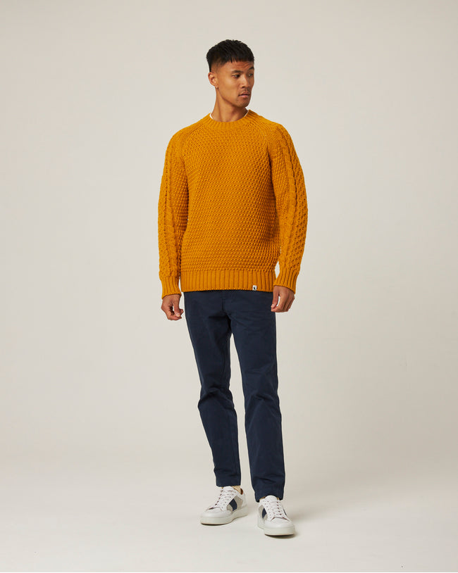 Image of model wearing Winston Crew Jumper.