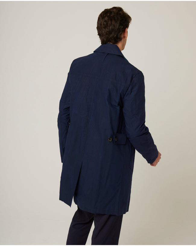 Image of model wearing Woburn Hybrid Trench Coat.