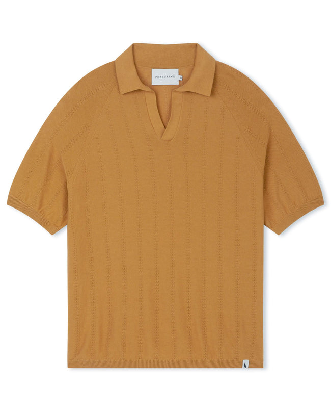 Image of model wearing Alma Polo shirt.