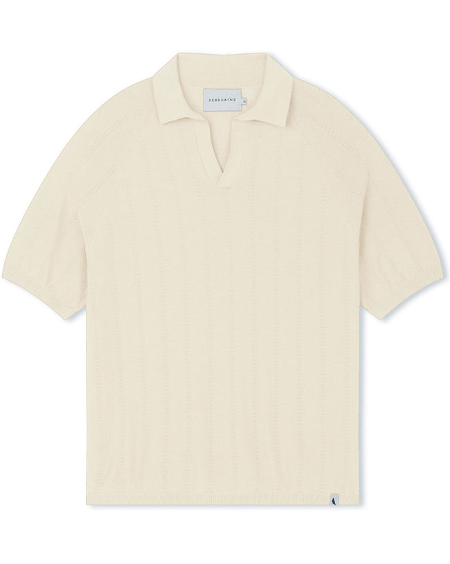 Image of model wearing Alma Polo shirt.