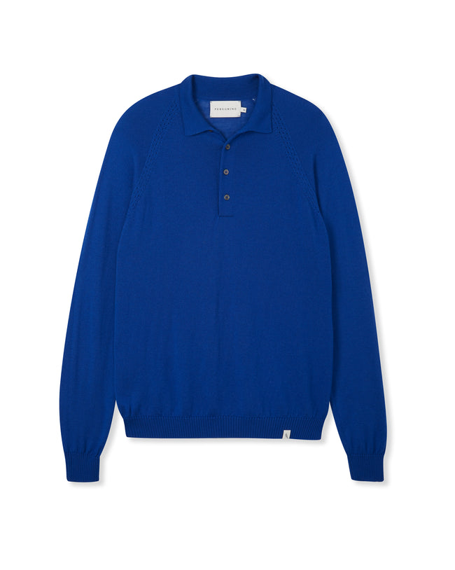 Image of model wearing Beauford Polo Shirt. Model is 6ft1in, chest size 38in and wearing size Medium