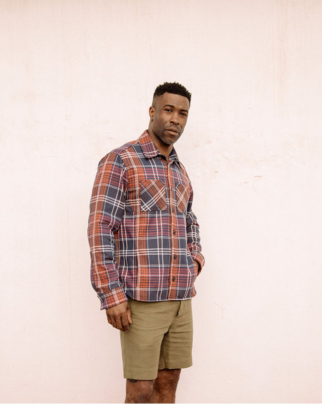 Image of model wearing Blunt Overshirt.