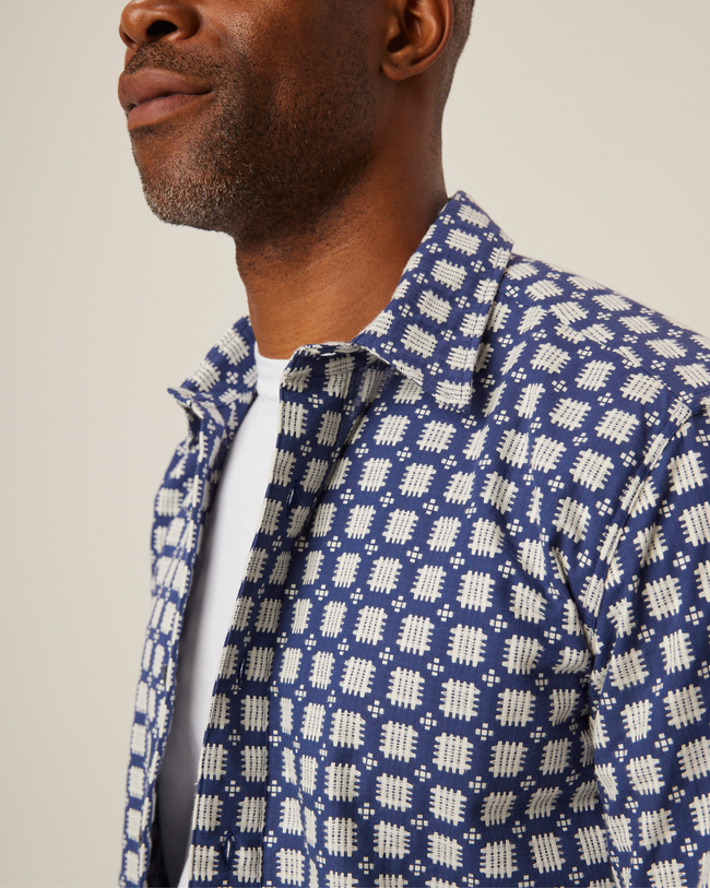 Image of model wearing Club Shirt.