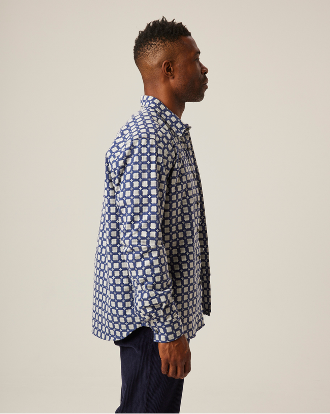 Image of model wearing Club Shirt.