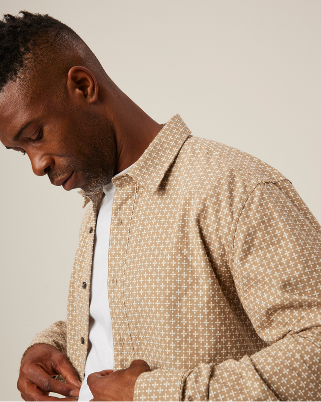 Image of model wearing Club Shirt.