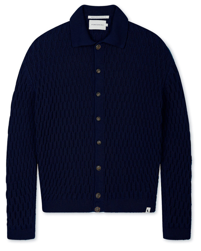 Image of model wearing Cove Knitted Cardigan .