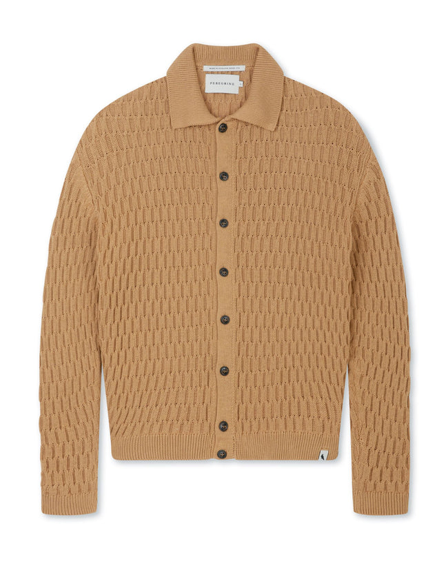 Image of model wearing Cove Knitted Cardigan .