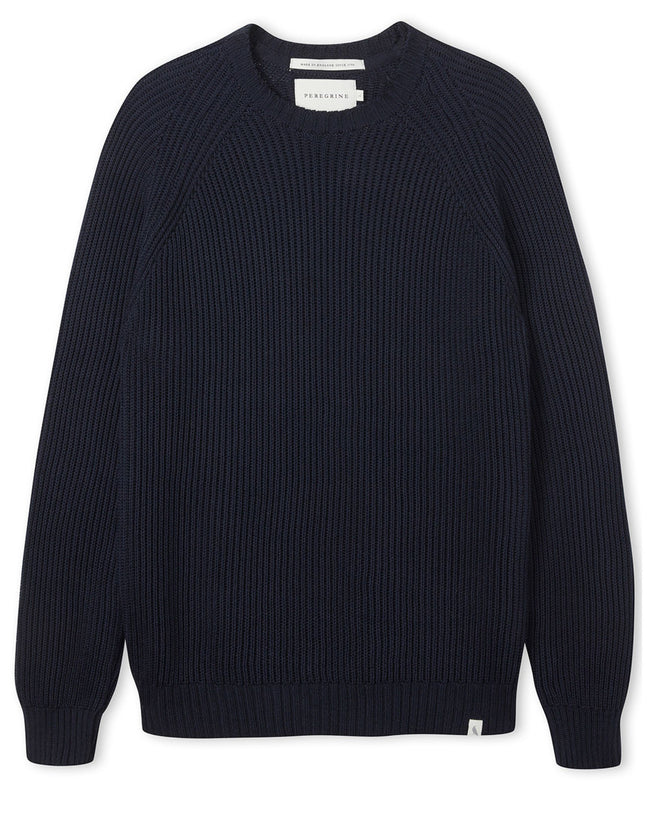 Image of model wearing Harry Sweater. Model is 6ft, chest size 36in and wearing size Medium