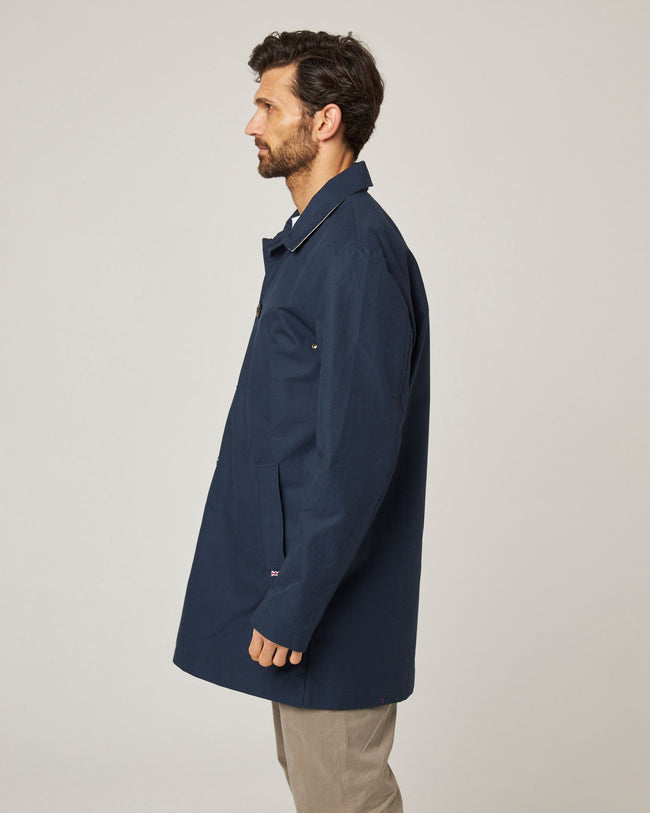 Image of model wearing Holkham Trench Coat .