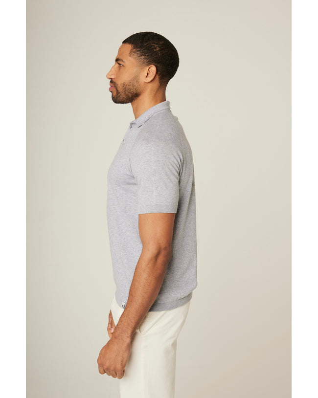 Image of model wearing Jones Polo Shirt .