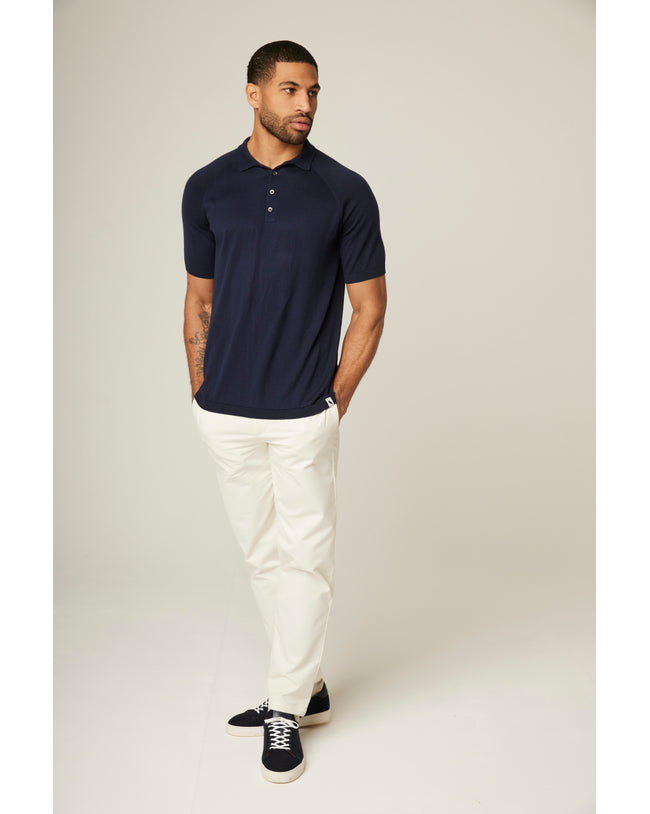 Image of model wearing Jones Polo Shirt .