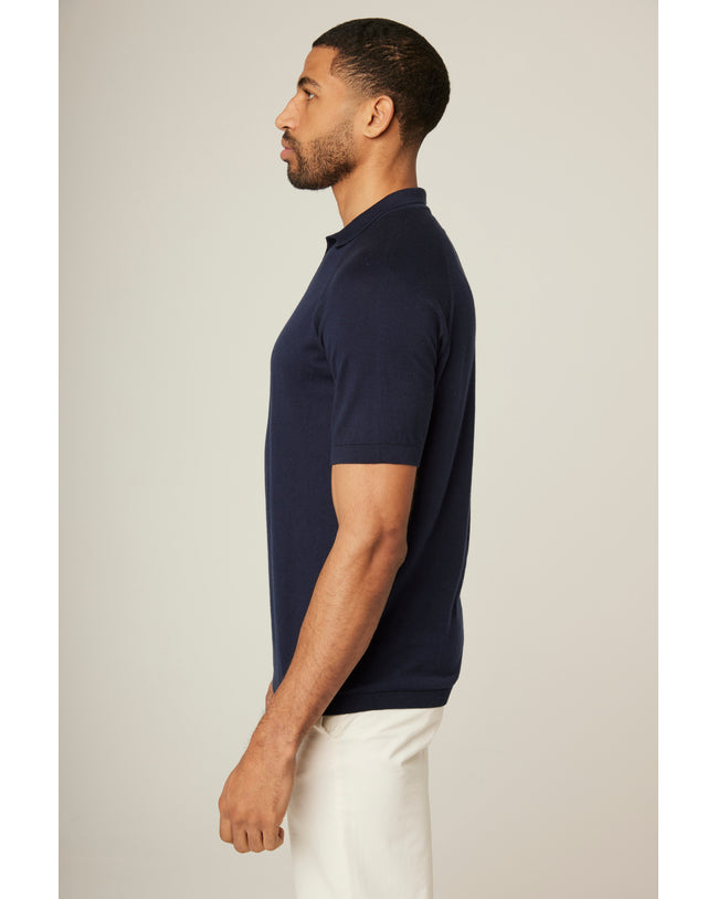 Image of model wearing Jones Polo Shirt .