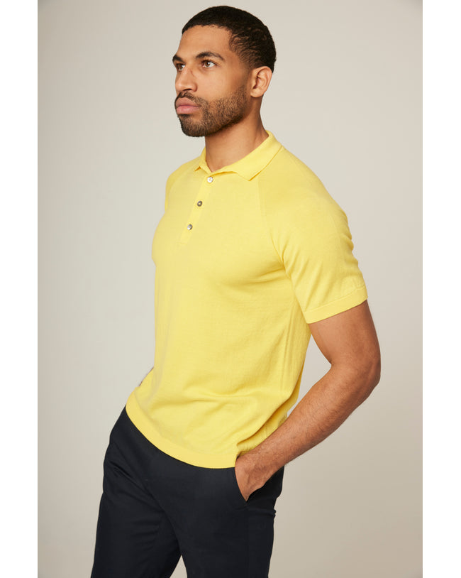 Image of model wearing Jones Polo Shirt .