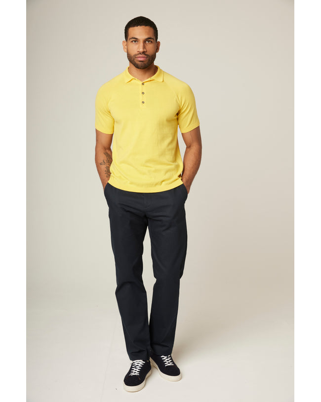 Image of model wearing Jones Polo Shirt .