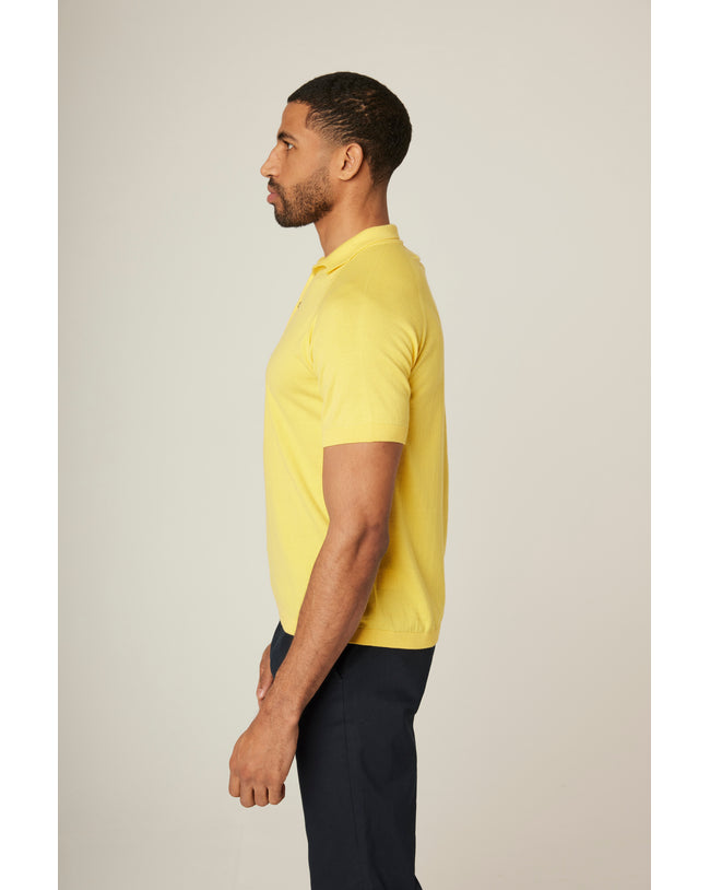 Image of model wearing Jones Polo Shirt .