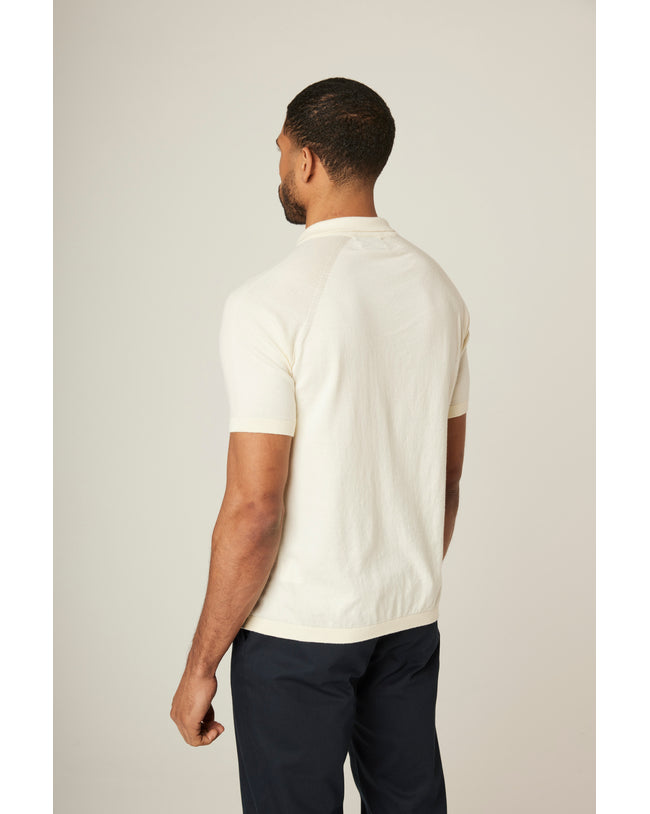 Image of model wearing Jones Polo Shirt .