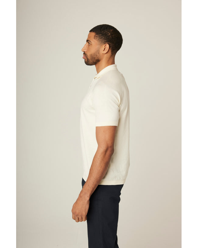 Image of model wearing Jones Polo Shirt .